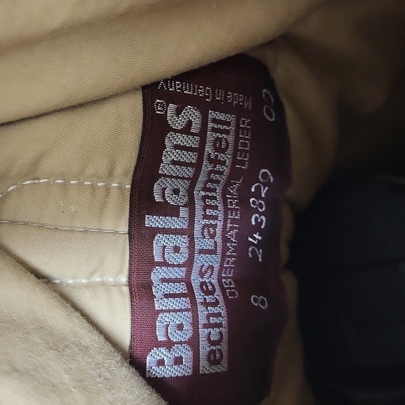 $Hostpick$Bama Lams vintage women's size 8wedge heel cream puffer high knee boot - Picture 5 of 17